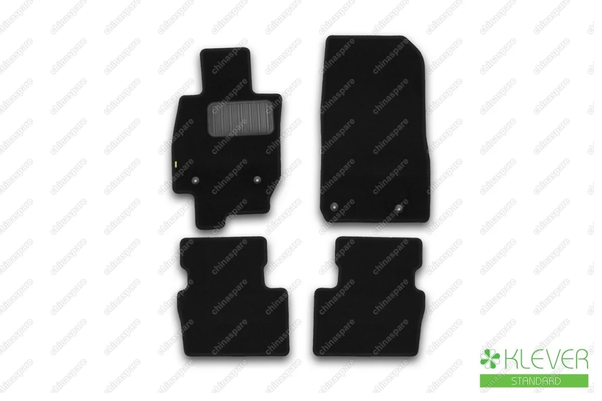 KLEVER02332801210kh Коврики в салон Klever Standard MAZDA CX-3, 2015->, кросс., 4 шт. (текстиль)