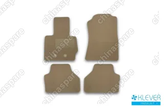 Коврики в салон Klever Premium BMW X3 F25, 2010 - 2016, кросс., 4 шт. (текстиль, бежевые)