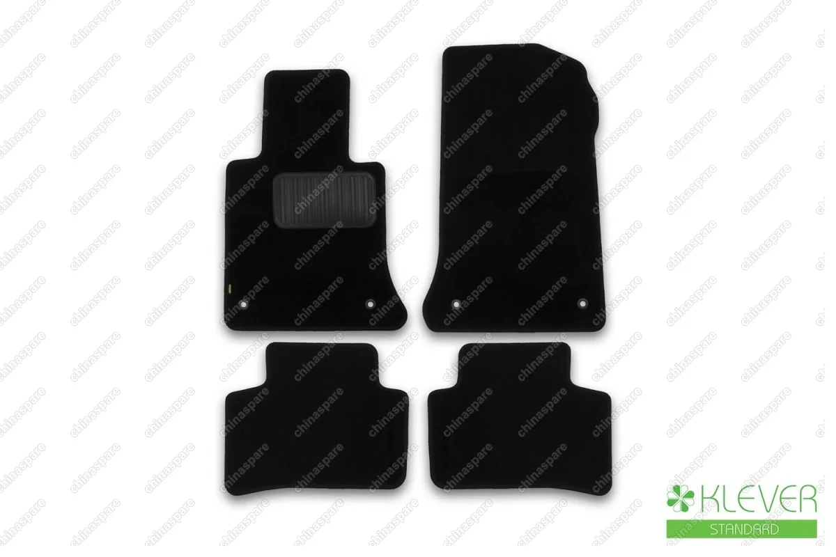 KLEVER02344501210kh Коврики в салон Klever Standard MERCEDES-BENZ GLK-Class, 2015->, внед., 4 шт. (текстиль)