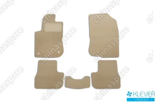 KLEVER04382422112kh Коврики в салон Klever Premium PEUGEOT 2008 2014->, кросс, 5 шт. (текстиль, бежевые)