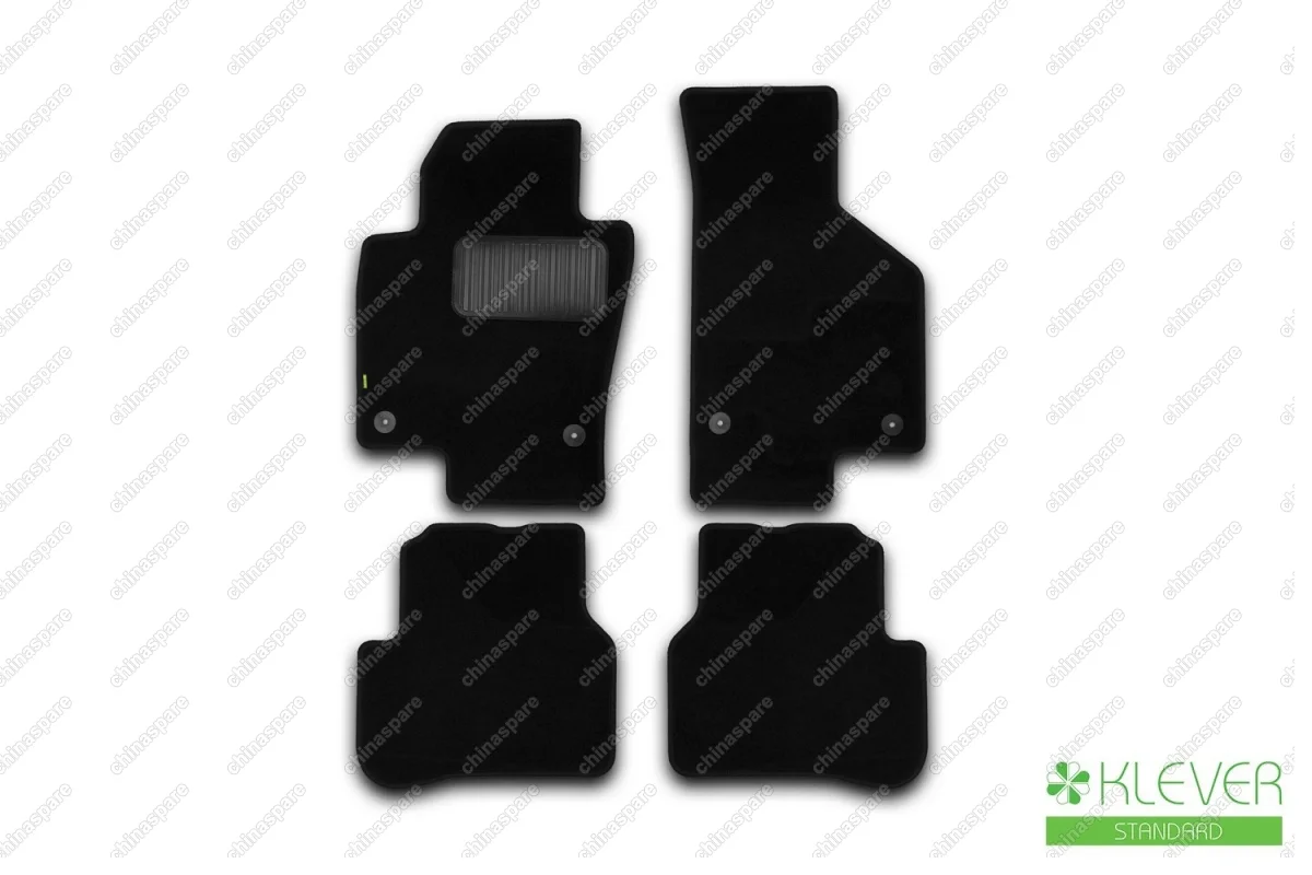 KLEVER02513401210kh Коврики в салон Klever Standard VOLKSWAGEN Passat B7 2011-2014, сед., 4 шт. (текстиль)