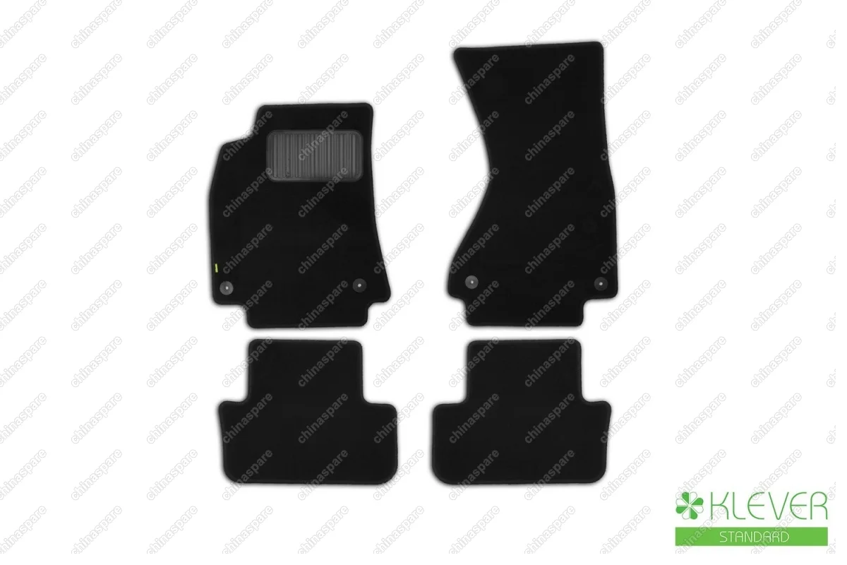 KLEVER020412101210kh Коврики в салон Klever Standard AUDI A4 АКПП 2007-2015, сед., 4 шт. (текстиль)