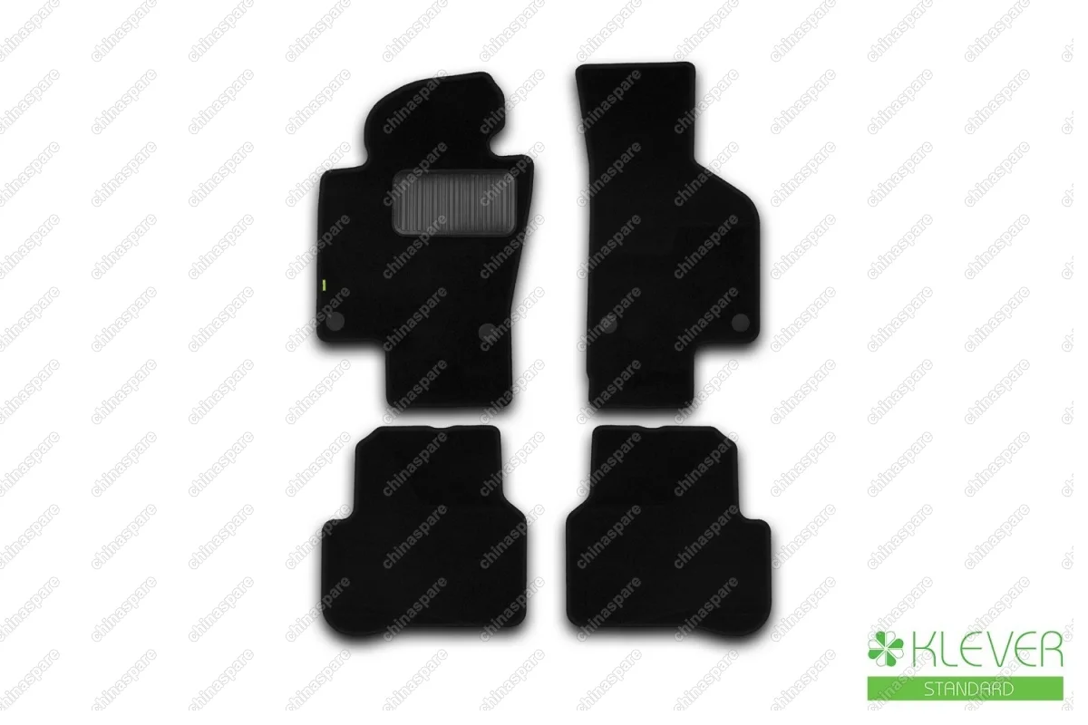 KLEVER02510601210kh Коврики в салон Klever Standard VOLKSWAGEN Passat (B6) АКПП 2005-2008, сед., 4 шт. (текстиль)