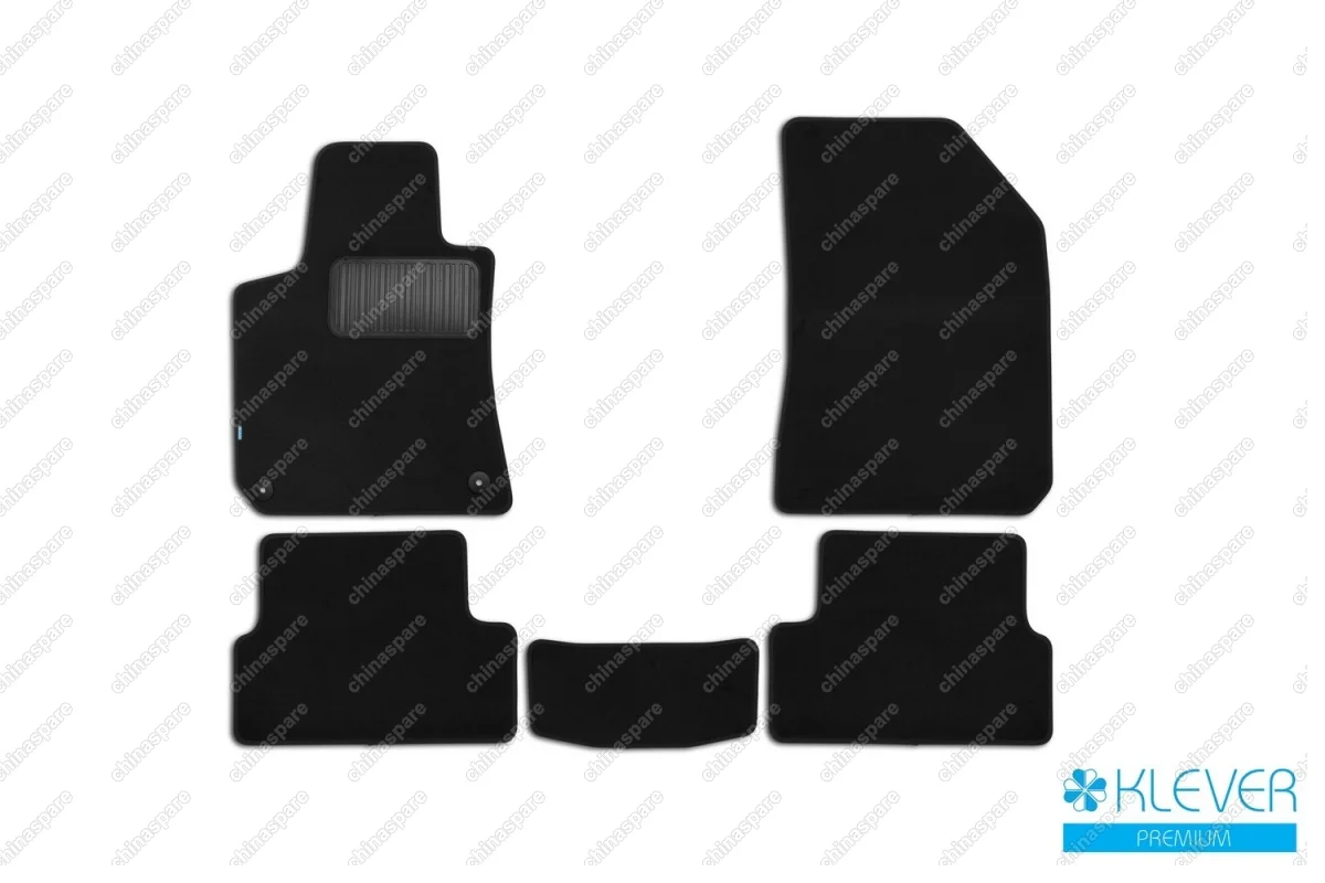 KLEVER03382522110kh Коврики в салон Klever Premium PEUGEOT 308 2014->, хб., 5 шт. (текстиль)