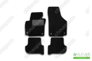 Коврики в салон Klever Standard SKODA Yeti 2009->, кросс., 4 шт. (текстиль)