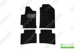 KLEVER02206101210kh Коврики в салон Klever Standard HYUNDAI Solaris 2017->, сед., 4 шт. (текстиль)
