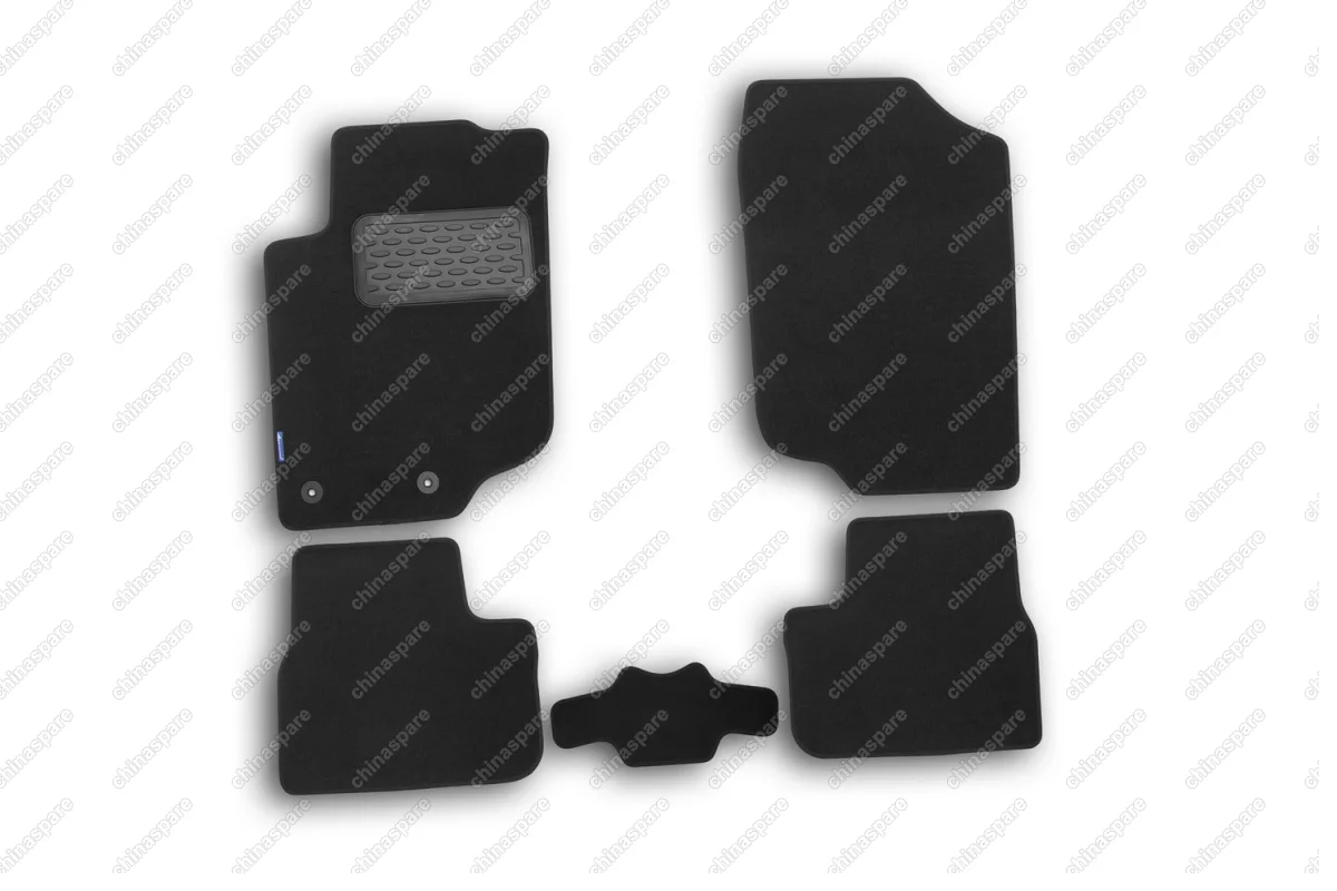 Коврики в салон PEUGEOT 207 2006->, хб., 5 шт. (текстиль)