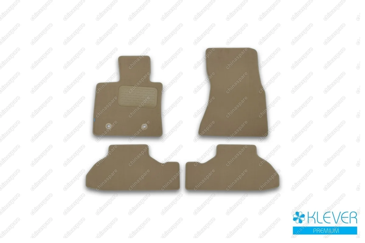 Коврики в салон Klever Premium BMW X6 2015->, кросс., 4 шт. (текстиль, бежевые)