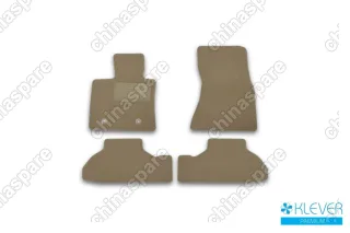 Коврики в салон Klever Premium BMW X6 2015->, кросс., 4 шт. (текстиль, бежевые)