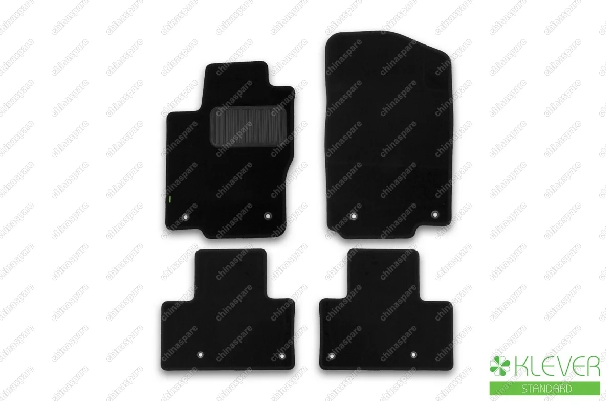 KLEVER02344401210kh Коврики в салон Klever Standard MERCEDES-BENZ GL-Class, 2014->, внед., 4 шт. (текстиль)