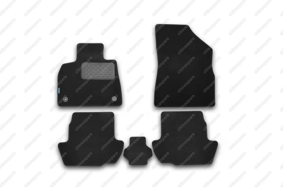 NLT102811110kh Коврики в салон CITROEN DS5 АКПП 2012->, хб., 5 шт. (текстиль)