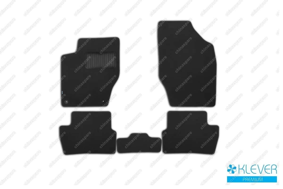 KLEVER03102322110kh Коврики в салон Klever Premium CITROEN C4 2011->, сед., 5 шт. (текстиль)