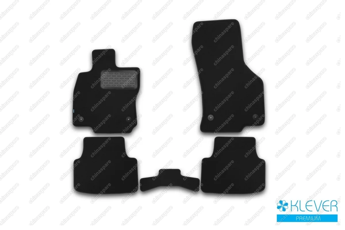 KVR03451622110kh Коврики в салон Klever Premium SKODA  Octavia 2013->, сед., 5 шт.(текстиль)