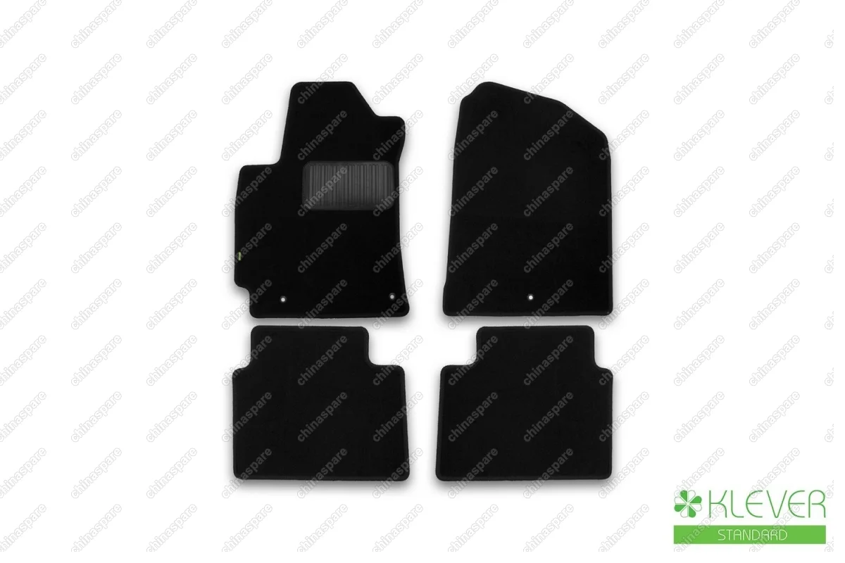 KLEVER02205901210kh Коврики в салон Klever Standard HYUNDAI Elantra 2016->, сед., 4 шт. (текстиль)