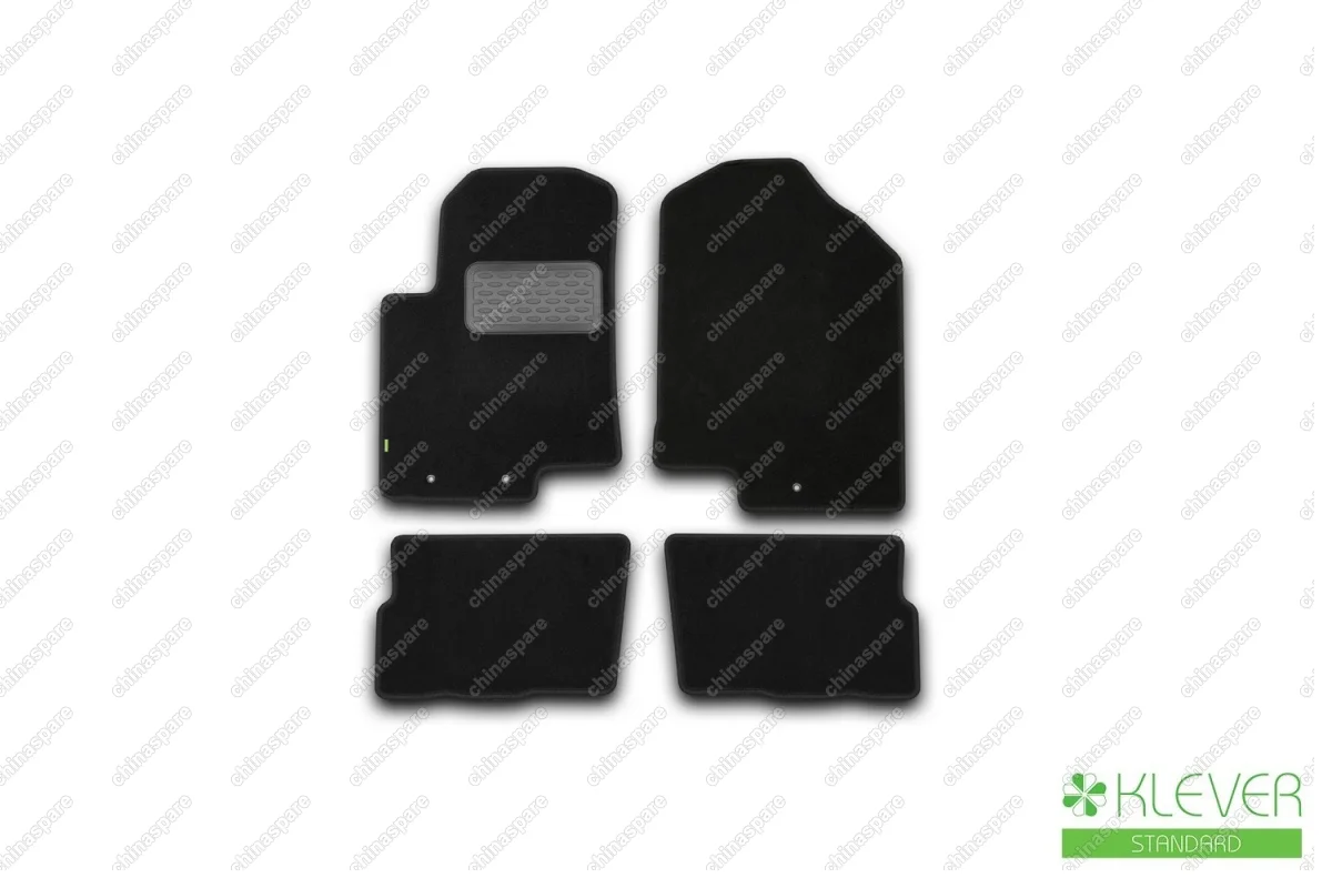 KVR02253701210kh Коврики в салон Klever Standard KIA Soul 2008-2013, хб., 4 шт. (текстиль)