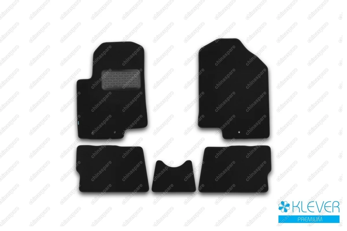 KVR03253722110kh Коврики в салон Klever Premium KIA Soul 2008-2013, хб., 5 шт. (текстиль)