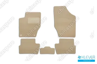 KLEVER04382122112kh Коврики в салон Klever Premium PEUGEOT 408 2012->, сед., 5 шт. (текстиль, бежевые)
