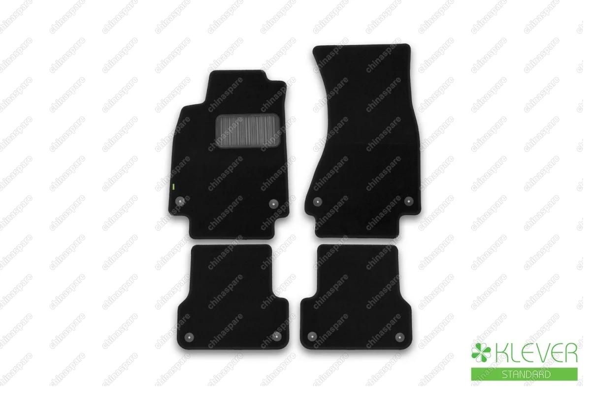 KLEVER02042001210kh Коврики в салон Klever Standard AUDI A6  2015->, сед., ун., 4 шт. (текстиль)