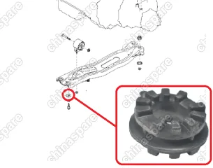 Опора, втулка передней балки Kia Carens / Clarus / Sportage / (MB09239811)  YNK