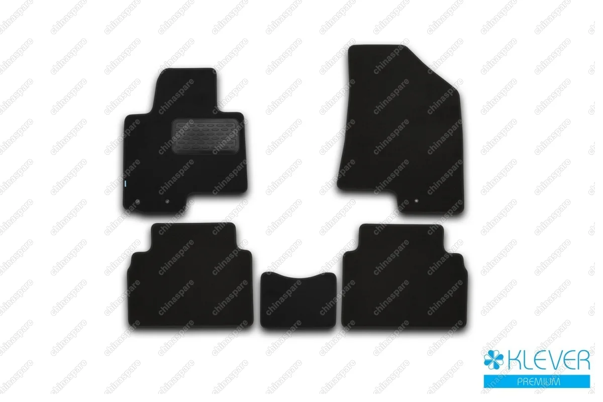 KVR03253322110kh Коврики в салон Klever Premium KIA Sportage 2010-2016, внед., 5 шт. (текстиль)
