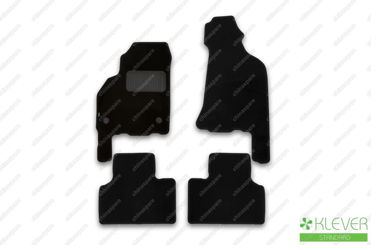 KLEVER02521601210kh Коврики в салон Klever Standard LADA Priora 2007->, хб., сед., 4 шт. (текстиль)