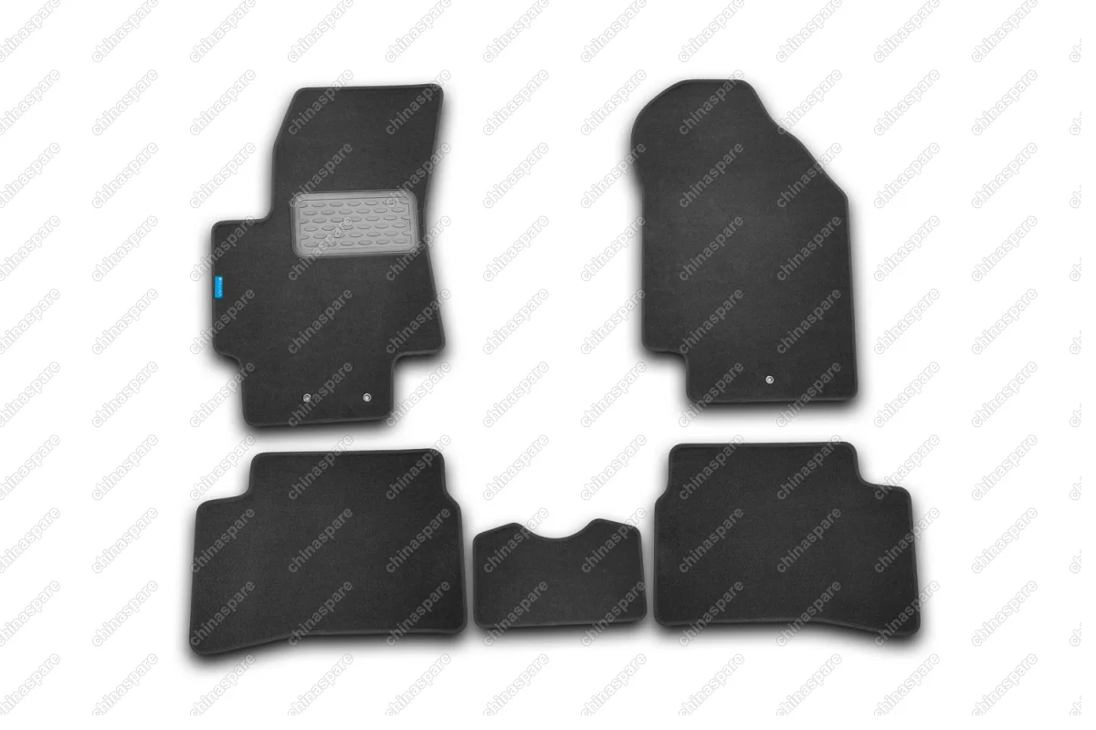 Коврики в салон KIA Rio III 2005-2011, сед., хб., 5 шт. (текстиль)