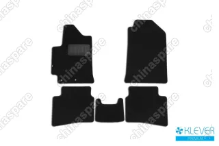KLEVER03206122110kh Коврики в салон Klever Premium HYUNDAI Solaris 2017->, сед., 5 шт. (текстиль)