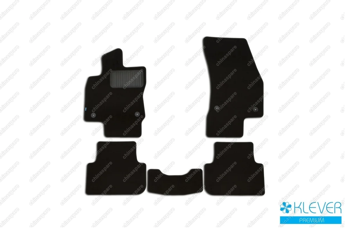 KLEVER03514722110kh Коврики в салон Klever Premium VOLKSWAGEN Tiguan, 2017->, кросс., 5 шт. (текстиль)