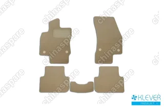 KLEVER04514722112kh Коврики в салон Klever Premium VOLKSWAGEN Tiguan, 2017->, кросс., 5 шт. (текстиль, бежевые)