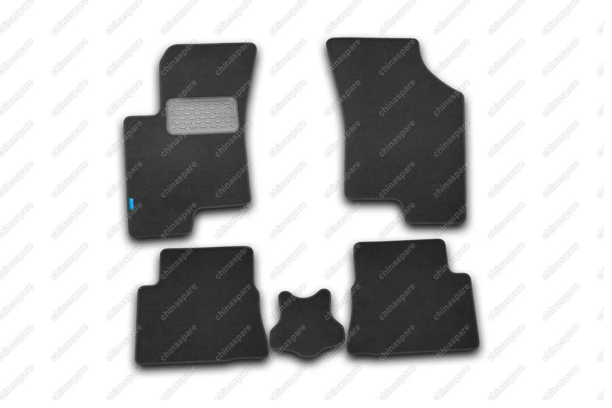 Коврики в салон HYUNDAI Getz 2002-2009, хб., 5 шт. (текстиль)