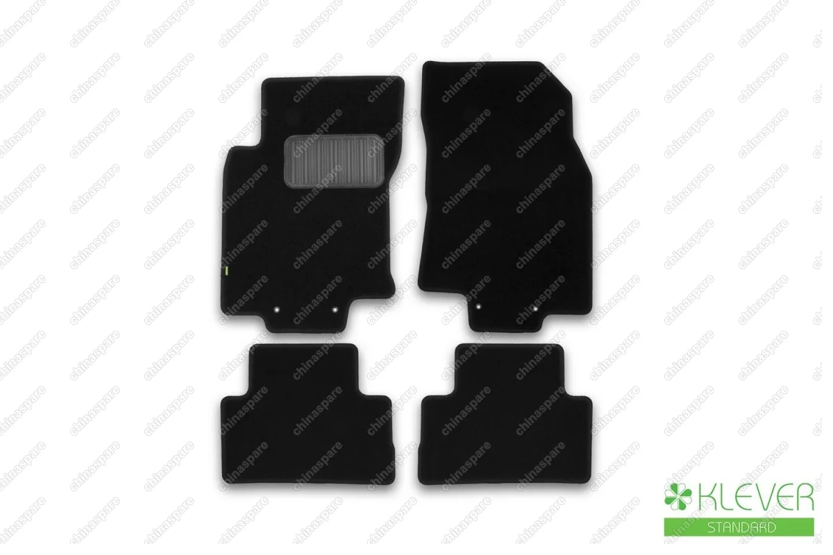 Коврики в салон Klever Standard NISSAN Qashqai, 2014->, кросс., сборка РФ, 4 шт. (текстиль)