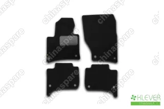 KVR02513601210kh Коврики в салон Klever Standard VOLKSWAGEN Touareg 2010-2018, внед., 4 шт. (текстиль)