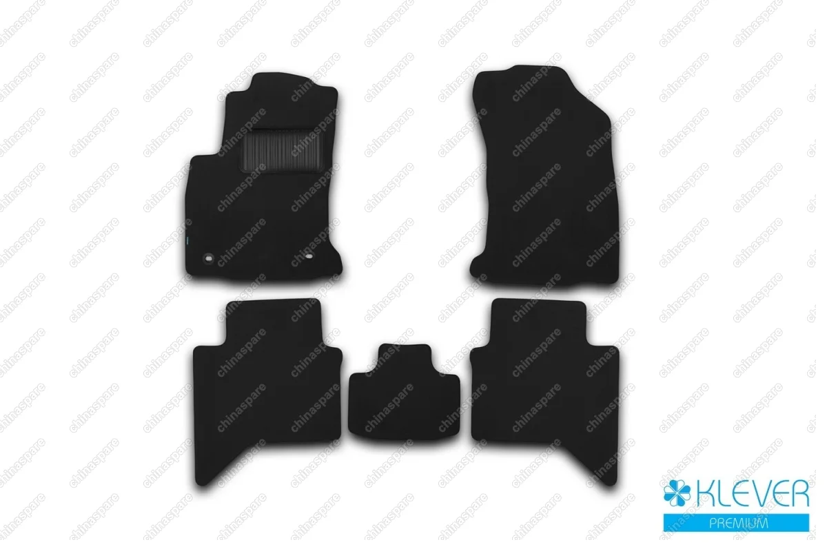 KLEVER03489822110kh Коврики в салон Klever Premium TOYOTA Hilux, 2015->, пикап., 5 шт. (текстиль)