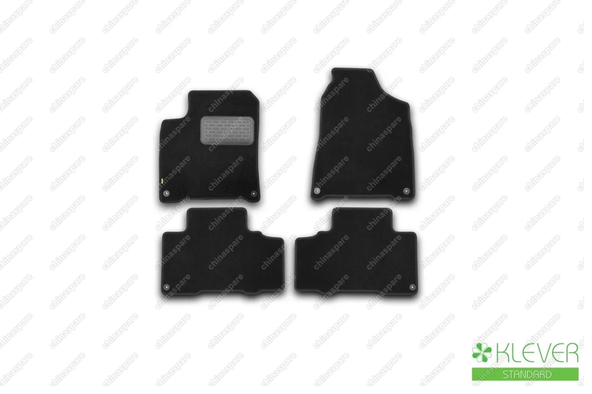KVR02611201210kh Коврики в салон Klever Standard SSANGYONG New Actyon 2010->, внед., 4 шт. (текстиль)