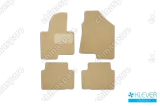 KLEVER04203622112kh Коврики в салон Klever Premium HYUNDAI IX35 2010-> кросс., 5 шт. (текстиль, бежевые)