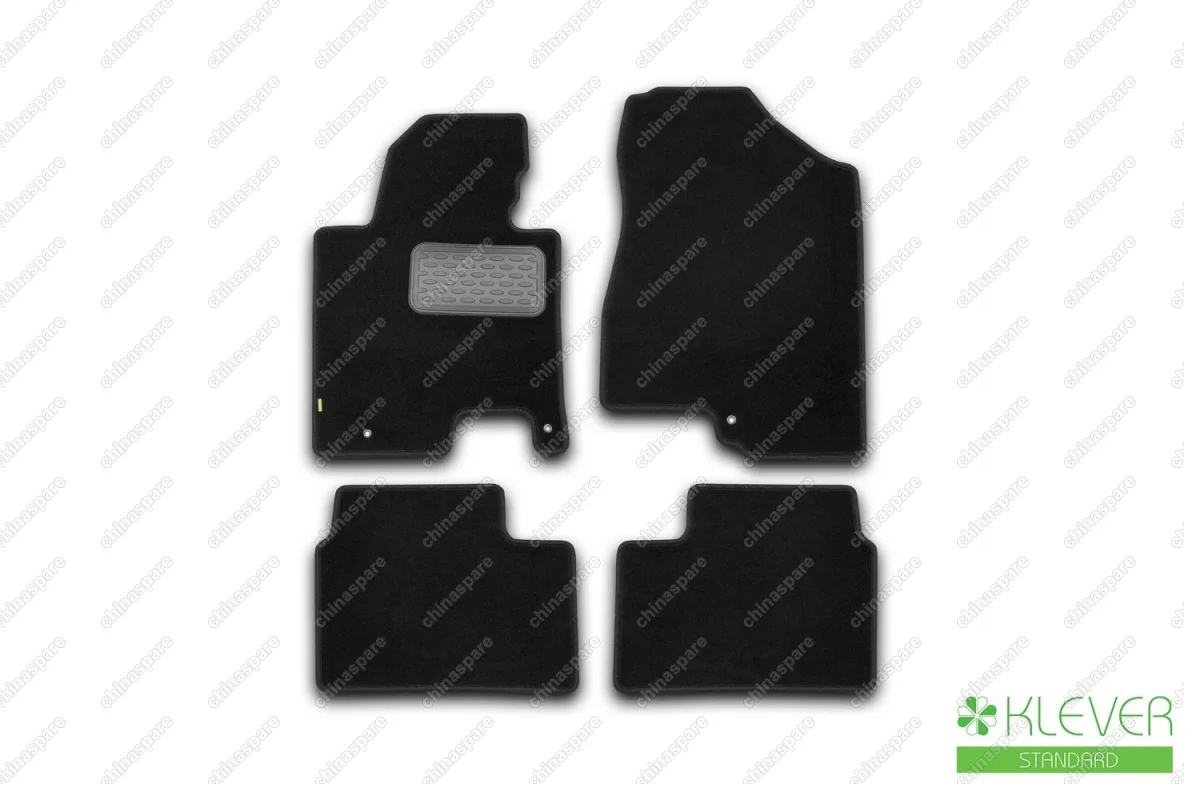 KVR02254501210kh Коврики в салон Klever Standard KIA Ceed АКПП 2012-2018, хб., ун., 4 шт. (текстиль)