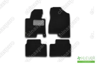 KVR02254501210kh Коврики в салон Klever Standard KIA Ceed АКПП 2012-2018, хб., ун., 4 шт. (текстиль)