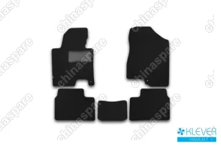 KVR03254522110kh Коврики в салон Klever Premium KIA Ceed АКПП 2012-2018, хб., ун., 5 шт. (текстиль)