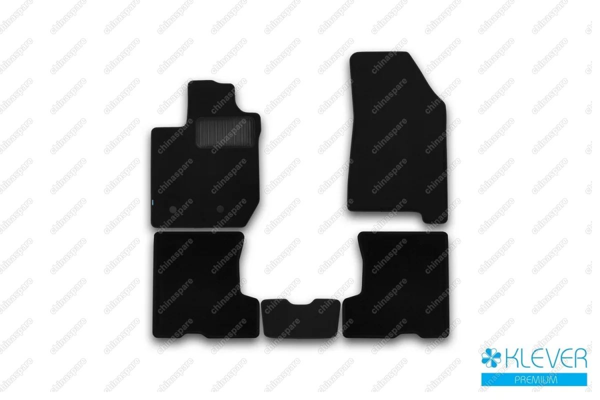 KLEVER03523422110kh Коврики в салон Klever Premium LADA Xray 2016->, хб., 5 шт. (текстиль)