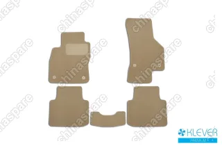 KLEVER04451822112kh Коврики в салон Klever Premium SKODA Superb, 2016->, сед., 5 шт. (текстиль, бежевые)
