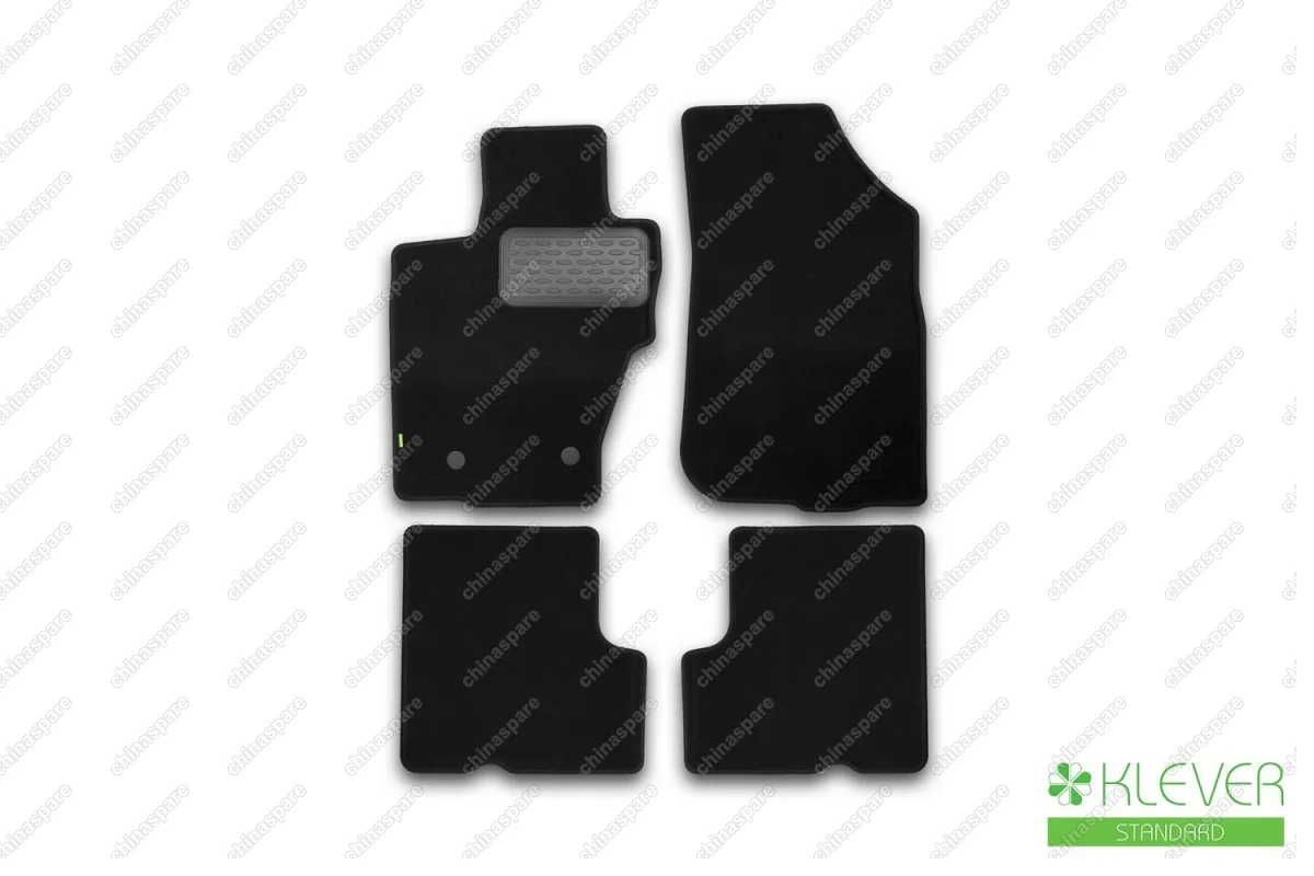 KVR02413201210kh Коврики в салон Klever Standard RENAULT Duster 2WD/4WD 2015->, кросс., без ручки для дистанционного открытия лючка бензобака, 5 шт (текстиль)