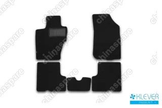 KVR03413222110kh Коврики в салон Klever Premium RENAULT Duster 2WD/4WD 2015->, кросс., без ручки для дистанционного открытия лючка бензобака, 5 шт. (текстиль)