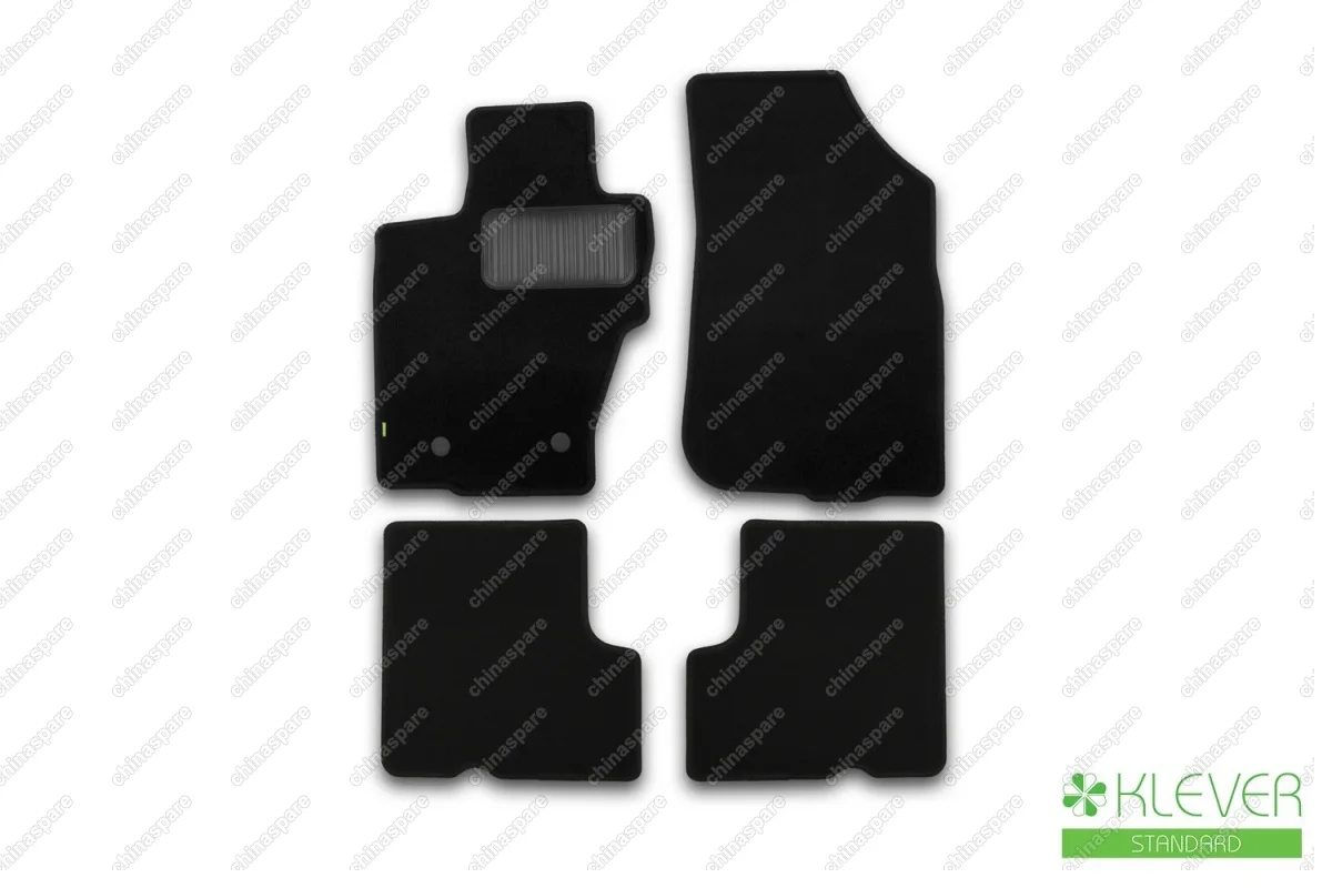 KVR02365501210kh Коврики в салон Klever Standard NISSAN Terrano 2014->, кросс., без ручки для дистанционного открытия лючка бензобака, 4 шт. (текстиль)