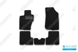 KVR03365522110kh Коврики в салон Klever Premium NISSAN Terrano 2014->, кросс., без ручки для дистанционного открытия лючка бензобака, 5 шт. (текстиль)
