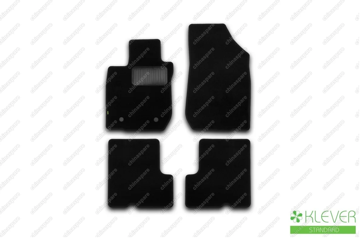 KLEVER02412501210kh Коврики в салон Klever Standard RENAULT Logan 2004-2009, 2010-2014 сед., 4 шт. (текстиль)