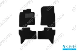 Коврики в салон Klever Premium MITSUBISHI Pajero IV 2006->, внед., 4 шт. (текстиль)