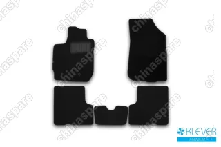 KLEVER03413322110kh Коврики в салон Klever Premium RENAULT Duster 2WD/4WD, 2015->, кросс., с ручкой для дистанционного открытия лючка бензобака, 5 шт (текстиль)