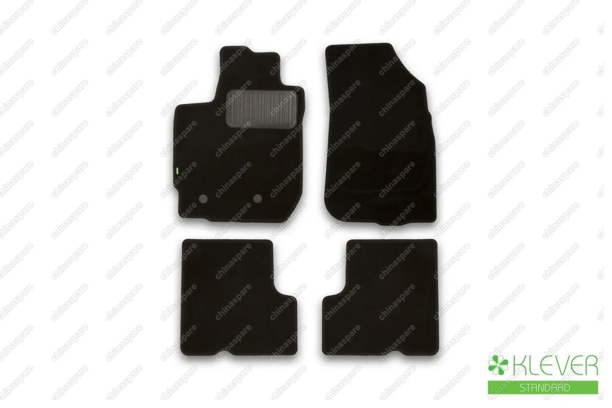 KLEVER02365701210kh Коврики в салон Klever Standard NISSAN Terrano, 2014->, кросс., с ручкой для дистанционного открытия лючка бензобака, 4 шт (текстиль)