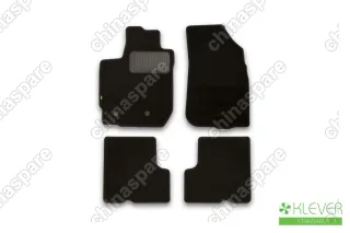 KLEVER02365701210kh Коврики в салон Klever Standard NISSAN Terrano, 2014->, кросс., с ручкой для дистанционного открытия лючка бензобака, 4 шт (текстиль)