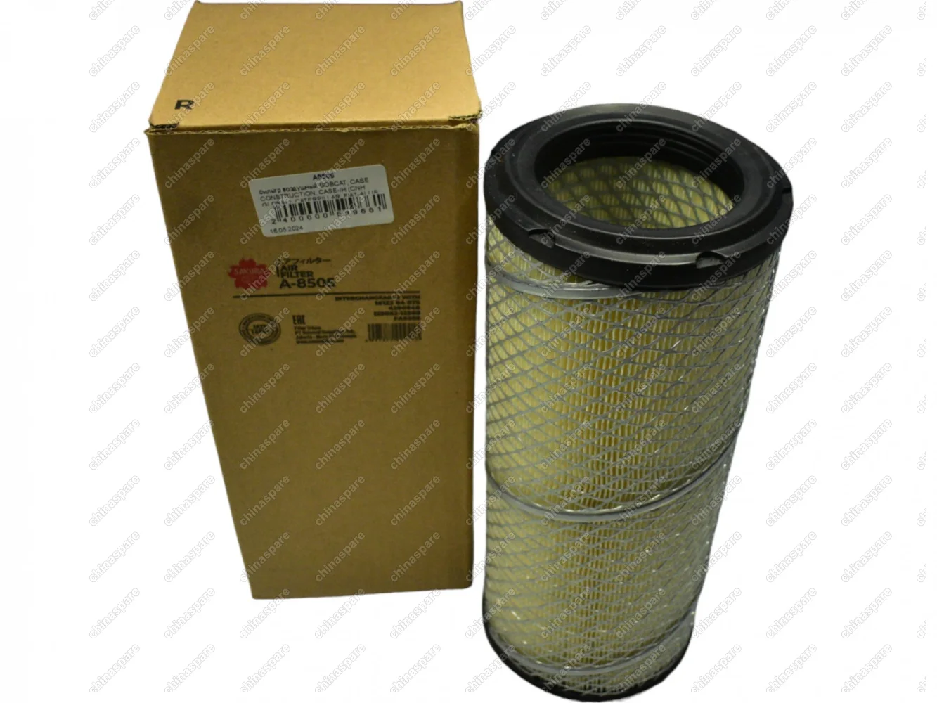 Фильтр воздушный Sakura Bobcat / Case Construction / CASE-IH (CNH GLOBAL) / Caterpillar / Fiat-Allis / Hitachi